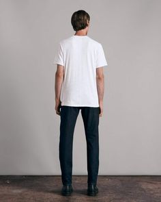 We took one of our softest fabrics and upped the comfort level. Enhanced with a brushed interior for a flannel-like feel, this style is mid-rise, tailored through the hip and thigh with a narrow leg opening. Available in Niko, a dark indigo rinse with a resin finish. rag & bone Men's Slim Fit 2 Dark Indigo Blue Brushed Back Jeans | Niko, 38X32 (also in 28X32,29X32,30X32,31X32,32X32,34X32,33X32,36X32). Fitted Straight Leg Bottoms For Casual Gatherings, Straight Silhouette Cotton Bottoms With Five Pockets, Straight Silhouette Cotton Bottoms For Workwear, Classic Straight Hem Bottoms For Casual Gatherings, Cotton Straight Silhouette Bottoms For Work, Cotton Bottoms With Five Pockets In Straight Silhouette, Cotton Bottoms With Straight Silhouette For Work, Relaxed Fit Cotton Bottoms With Straight Silhouette, Back Jeans