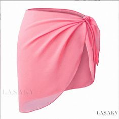 Lasaky - Short Mesh Beach Sarong Cover-Up Sun Protection Shawl Chiffon Wrap Skirt Beach Wrap Dress, Beach Wrap Skirt, Chiffon Cover Up, Dirndl Outfit, Coverup Swimsuit, Skirt Coverup, Bandeau Tops, Beach Sarong, Chiffon Wrap