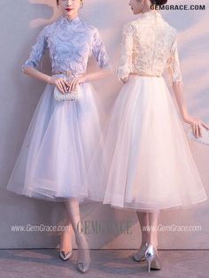 10% off now|Free shipping world-wide. Champagne Tea Length Fall Wedding Guest Dress With Sleeves at GemGrace. Click to learn our pro custom-made service for wedding dress, formal dress. View #WeddingGuestDresses for more ideas. Wedding Guest Dress With Sleeves, Cheap Homecoming Dresses, Fall Wedding Guest, Fall Wedding Guest Dress, Homecoming Dresses Long, Dress With Sleeves, For Wedding Dress, Dresses Cheap, Formal Party Dress