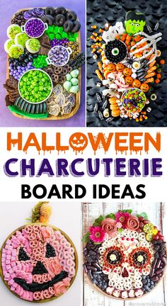 Halloween Charcuterie Board Ideas Halloween Desserts Charcuterie, Easy Halloween Platters, Candy Halloween Charcuterie Board, Pumkin Carving Party Food Ideas, Halloween Dinner Board, Bat Charcuterie Board, Halloween Pumpkin Charcuterie Board, Halloween Kid Charcuterie Board, Kid Halloween Charcuterie Board