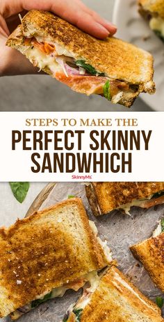 Panini Recipes Healthy, Low Cal Lunch, Sandwich Wraps Recipes, Low Calorie Lunches, Low Carb Sandwiches, Low Calorie Chicken, Low Calorie Breakfast