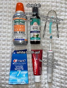 Brushing Teeth Routine, Teeth Whitening Routine, Teeth Care Routine, Hygiene List, Oral Hygiene Products, Mouth Hygiene, Hygiene Tips