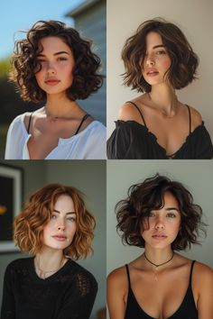 Short Wavy Haircuts, Wavy Bob Haircuts, Short Wavy Bob, Wavy Haircuts, Short Curly Haircuts, Haircuts For Wavy Hair, Haircuts For Curly Hair, Short Wavy Hair