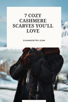 Discover 7 cozy cashmere scarves that combine comfort and style. Perfect for chilly days, these scarves will elevate your outfits and keep you warm during winter. Includes iconic options like the Quince Mongolian Cashmere Scarf. Cashmere Scarves, Trendy Patterns, Sipping Coffee, Fabric Shaver, Burberry Scarf, Checked Scarf, Cashmere Wrap, Conscious Fashion, Cashmere Scarf