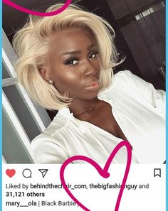 Khloe Kardashian Hair, Bob Haircuts For Black Women, Curly Head, Platinum Blonde Bobs, Blonde Ambition, Haircuts For Black Women, Blonde Bob Wig, African American Wigs