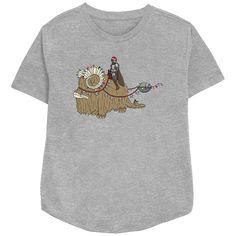 She'll love celebrating the Holiday season with this Women's Star Wars The Mandalorian Christmas Ride Relaxed Fit Graphic Tee. FEATURES Crewneck Short sleevesFABRIC & CARE Cotton, polyester Machine wash Imported Size: X Large. Color: Athletic Heather. Gender: female. Age Group: adult. Mandalorian Christmas, Star Wars Women, Star Wars The Mandalorian, The Mandalorian, Womens Clothing Tops, Gender Female, Fabric Care, The Holiday, Age Group