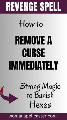 Seeking revenge? Break free from curses now with this powerful spell that work immediately! Harness strong magic to banish hexes and protect yourself fast. Free from curses! #RemoveCurseFast #Witchcraft #StrongMagic #Protection Karma Spells, Remove A Curse, Free Magic Spells, Power Magic