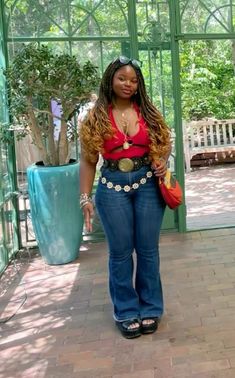 70s Black Women Aesthetic, Y2k Boho Aesthetic, Earthy Aesthetic Black Woman, Vintage Thrift Finds, Whimsigoth Black Woman, Earthy Black Woman Aesthetic Outfits, Bohemian Outfits Black Women, Plus Size Earthy Black Woman, Black Hippie Aesthetic