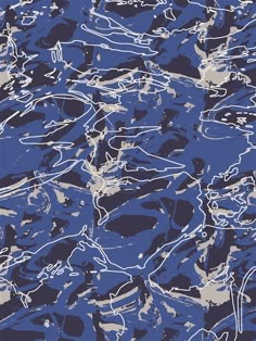 an abstract blue and white background with lines