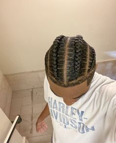 Male Cornrow Styles For Men Short Hair, 4 Cornrows Braids Men, Braid Men, Black Fade Haircut, Twist Hair Men, Cornrow Styles For Men, Cornrow Braids Men, Taper Fade Short Hair, Waves Hairstyle Men