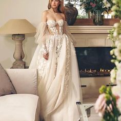 3D Flower Appliques Lace A-Line Beach Puff Sleeves Wedding Dress Beach Wedding Dresses BlissGown Princess Bride Dress, Puff Sleeve Wedding Dress, Backless Bridal Gowns, The Princess Bride, Elegant Bridal Gown, A Line Bridal Gowns, Beach Bridal Gown, Boho Bridal Gowns, Plus Size Bride