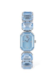 Case: 23mm x 16.5mm. Watch strap length: 7cm. Stainless steel. Swarovski® crystals. Nickel free. Each item is handcrafted and very delicate. It is therefore recommended that maximum care of the item be taken Swarovski Watch, Swarovski Millenia, Luxury Lifestyle Dreams, Jewelry Lookbook, Pretty Jewellery, Blue Aesthetic, Watch Strap, Jimmy Choo, Womens Watches