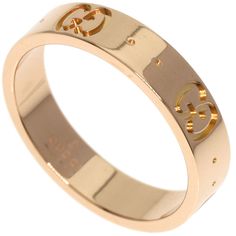 Used Gucci Icon #10 Ring, 18k Pink Gold, Women's, Gucci (Sku: Gzl1398j) === General === Brand : Gucci Line : Icon === Design === Type : Band Ring Gender : Women Material : Pink Gold (18k) === Size === Other Size : 10 Width : 4mm / 0.16'' Weight : 3.7g / 0.13oz. === Included Items === Accessories : Box Accessories Notice : Before Purchasing, Please Refer To The Images Of The Accessories Included With The Item. === Condition === Condition : Used (Very Good) Ranking : Rank A Used - A Few Traces Of Usage, Some Scratches / Dirt Can Be Seen But Overall In Very Good Condition Seller Ranking : Rank A Overall Scratches : Insignificant Maintenance : Polished Condition Notice : Before Purcha Box Accessories, Accessories Box, Line Icon, Pink Gold, Band Ring, Icon Design, Pink And Gold, Luxury Branding, Band Rings