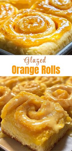 Easy Dessert Recipes: Glazed Orange Rolls Easy Orange Rolls, Alabama Orange Rolls, Orange Rolls Homemade, Recipes With Oranges, Orange Rolls Recipe, Oranges Recipe, Orange Biscuits, Orange Cinnamon Rolls, Rolls Baking