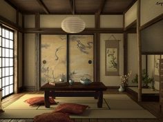 Chinese House Interior, Dojo Design, Chinese Interior Design, Japan Room, Traditional Japanese Home, Japanese Living Room, Japan Interior, Japanese Apartment