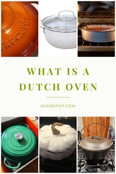 what is a dutch oven and how to use it in the kitchen with pictures overlay