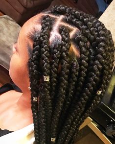 #boxedbrAids #braidislife #braider Hairstyles With Box Braids, Natural Hair Box Braids, Tapered Hair, Big Box Braids Hairstyles, Hair Twist