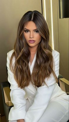 Sofia Vergara Hair, Balayage Hair Morenas, Rock Your Hair, Brown Hair Balayage, Hair Color Balayage, Hair Inspiration Color, Curly Hair Tips