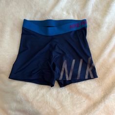 Size Medium. Never Worn. Perfect Condition Blue Nike Athletic Shorts, Nike Sportswear Shorts With Moisture-wicking, Nike Athletic Shorts With Moisture-wicking, Nike Moisture-wicking Athletic Shorts, Nike Blue Activewear With Built-in Shorts, Nike Pro Shorts, Nike Pros, Nike Shorts, Shorts Athletic