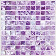 purple and white glass mosaic tile