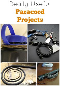 there are many different items that can be used to make paracord projects