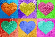 Six Shiny Metallic Love Hearts. Of many colors , #AFFILIATE, #Metallic, #Shiny, #Love, #colors, #Hearts #ad Love Hearts, Royalty, Royalty Free, Kids Rugs, Pink, Blue