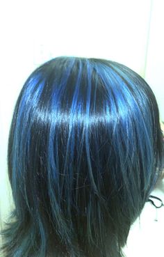 Long Silky Hair, Dyed Hair Inspiration, Blue Streaks, Hair Makeover, Hair Inspiration Color, Cut My Hair, Color Inspo, Hair Inspo Color, Silky Hair