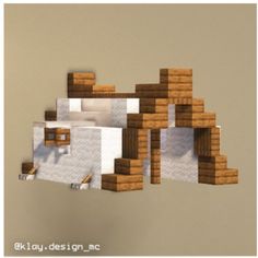 Spiral Staircase Minecraft Ideas, Small Mc Builds, Tent Minecraft Ideas, Minecraft Map Display, Minecraft Tent Design, Quick Minecraft Builds, Minecraft Funny Builds, Minecraft Club Ideas, Minecraft Defense Tower