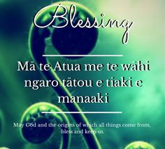 an image with the words blessing and some green balls in it, on a blue background