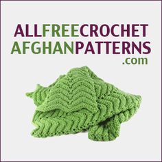 two green crocheted dishcloths on top of each other with the words, all free crochet afghan patterns com