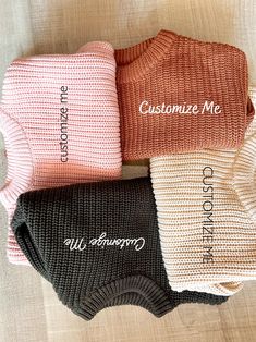 Our baby sweaters are lovingly hand-embroidered, each one customized with your little one's name. Freehand stitching ensures every sweater is unique, made with care by a mom who knows the importance of special keepsakes. Embroidered Name, Our Baby, Trendy Baby, Kids Sweater, Baby Sweaters, Who Knows, Gender Neutral Baby, Hand Embroidered, Sweater Outfits