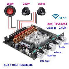 an electronic device with two speakers attached to the board and wires connected to each other