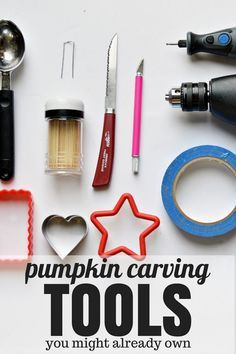 there are many tools that can be used to make pumpkin carving and other crafting projects