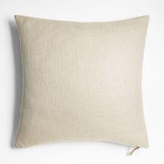 a white pillow on a white background