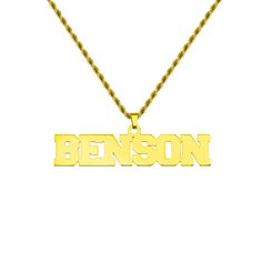 Font:This personalized name and date necklace for all occasions can make you even more special! In addition to customizing your name, you can also add your birthday or whatever date you like. This necklace can not only be given as a gift to a brother or groom, but also to your husband. What a unique gift! Customized Nameplate Necklace For Father's Day, Customized Gold Necklaces For Father's Day, Customizable Nameplate Necklace For Father's Day, Customized Gold Necklace For Father's Day, Father's Day Custom Name Nameplate Necklace, Customizable Gold Necklace For Father's Day, Customizable Name Necklace For Father's Day, Gold Nameplate Necklace For Father's Day, Gold Name Necklace For Anniversary And Father's Day