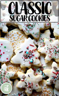 an image of classic sugar cookies with sprinkles