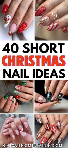 Holiday Manicure, Christmas Nail Ideas, Chic Nail Art, December Nails, Christmas Manicure, Cute Christmas Nails, Sweater Nails, Festive Look, Manicure Ideas