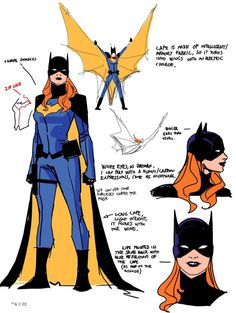 batman and batgirl costumes from the animated movie, which was drawn by comic book character