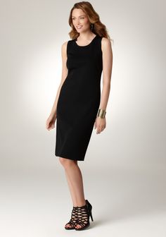 Sleeveless Sheath Dress, $238 Classic Knee-length Midi Dress With Flattering Silhouette, Classic Bodycon Dress With Flattering Silhouette, Flattering Knee-length Sleeveless Dress For Work, Classic Stretch Sheath Bodycon Dress, Classic Sleeveless Bodycon Midi Dress, Sleek Knee-length Sleeveless Dress For Work, Classic Sheath Bodycon Dress, Classic Midi Dress With Flattering Silhouette, Knee-length Sleeveless Dress For Work