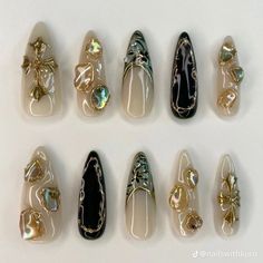 Ethereal Nails, Nail Art Noel, Witchy Nails, Simple Acrylic Nails, Soft Nails, Manicure Y Pedicure, Fire Nails