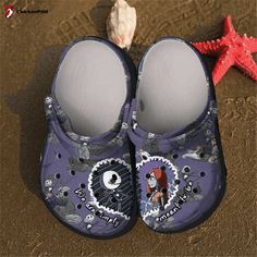 The Nightmare Before Christmas Love Unisex Classic Clogs are the perfect footwear for fans of this iconic movie. Made from high-quality materials, these clogs offer both style and comfort. The classic design features the beloved characters from the movie, including Jack Skellington and Sally, making them a must-have for any fan. The unisex sizing ensures a perfect fit for both men and women. Whether you're wearing them to a costume party or just for everyday wear, these clogs are sure to turn... Purple Crocs, Jack Skellington Costume, The Nightmare Before Christmas, The Nightmare, Christmas Love