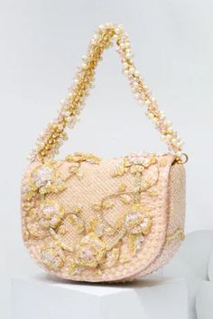 Shop for Doux Amour Callie Embellished Sling Bag Online at Aza Fashions Designer Embroidered Bags For Daily Use, Luxury Pouch Shoulder Bag With Pearl Handle, Designer Embellished Rectangular Shoulder Bag, Designer Embellished Shoulder Bag, Designer Embellished Shoulder Bag For Everyday Use, Designer Embroidered Top Handle Bag, Luxury Embroidered Handheld Shoulder Bag, Luxury Embroidered Top Handle Shoulder Bag, Rectangular Bags With Pearl Embroidery