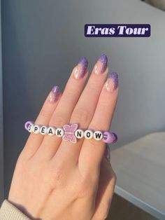 Speak Now Nails, Eras Tour Nail, Now Nails, Taylor Swift Nails, Taylor Swift Tour Outfits, Taylor Swift Speak Now, Swift Tour, Gel Nail Design, Speak Now