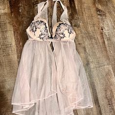 I Have A Beautiful Victorias Secret Lingerie Dress/Shirt For Sale. Size Is 36c. This Is In Amazing Condition As I Have Never Worn It. Would Love For Someone To Get Some Use Out Of It. Thanks :) Victoria's Secret Feminine Sleepwear With Built-in Bra, Sleep Chemise With Built-in Bra And Coquette Style, Feminine Chemise With Built-in Bra, Coquette Chemise With Built-in Bra For Sleep, Victoria's Secret Coquette Lace Sleepwear, Flirty Night Chemise With Built-in Bra, Coquette Chemise With Built-in Bra For Night, Feminine Sheer Chemise, Victoria's Secret Lace Sleepwear With Built-in Bra