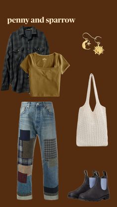 Granola Outfits, Artsy Outfit, Cute Modest Outfits, Fall Capsule Wardrobe, Camping Outfits, Just Style, Casual Style Outfits, Dream Clothes, Grunge Outfits