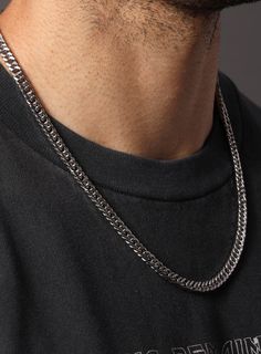 Waterproof Men's Cuban link style 316L Stainless Steel Necklaces WE ARE ALL SMITH: Men's Jewelry & Clothing. Chains Men, Minimalist Men, House Items, Tactical Clothing, Advent Wreath, Tough Girl, Fashion Eye Glasses, Round Box, Aesthetic Guys