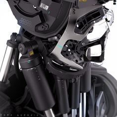 a close up view of the back end of a motorcycle