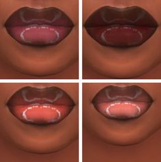 Glossy Lips Makeup, Makeup Cc, Sims 4 Cc Makeup, Makeup For Black Skin, Lip Makeup Tutorial, Brown Skin Makeup, Face Makeup Tutorial, Hairstyles For