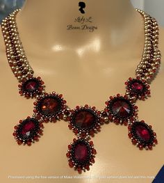 Dearest Gentle Reader: Lady Scarlett - Rare, Limited Edition, Necklace set. Gorgeous! The set includes 23" necklace, matching earrings and matching bracelet. All Crystals: Red, Faceted. 15 crystals total. Bracelet: 7 3/4" long. Necklace & Bracelet Clasps: Gold color, Fold-over magnet style. Earrings: 3" long, drop style, lever-back. Declaration: Each piece of jewelry, I painstakingly make, includes high quality, genuine gemstones, and components, such as, wire protectors, clasps, stringing mater Red Faceted Jewelry For Formal Occasions, Red Jeweled Jewelry For Evening, Formal Red Faceted Jewelry, Red Evening Jewelry, Formal Red Beaded Jewelry, Crystal Beaded Jewelry For Evening, Elegant Red Jewelry With Spacer Beads, Red Round Bead Evening Jewelry, Formal Crystal Jewelry With Faceted Beads