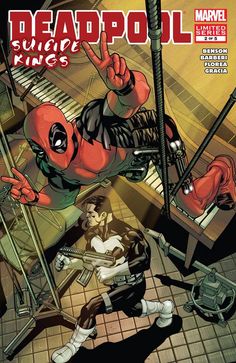 the cover to deadpool comic book